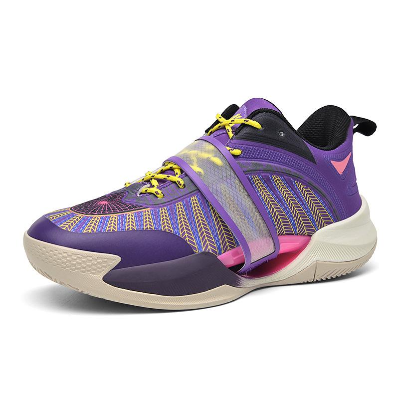 New Basketball Shoes, Cushioning And Rebound Sports Shoes, Light And Breathable, Teenage Students  Actual Combat Basketball Shoes, Non-Slip And Wear-R 36