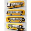 Car 132 Model Alloy Diecast Bus With Lights Sound For Decoration Gifts Kids
