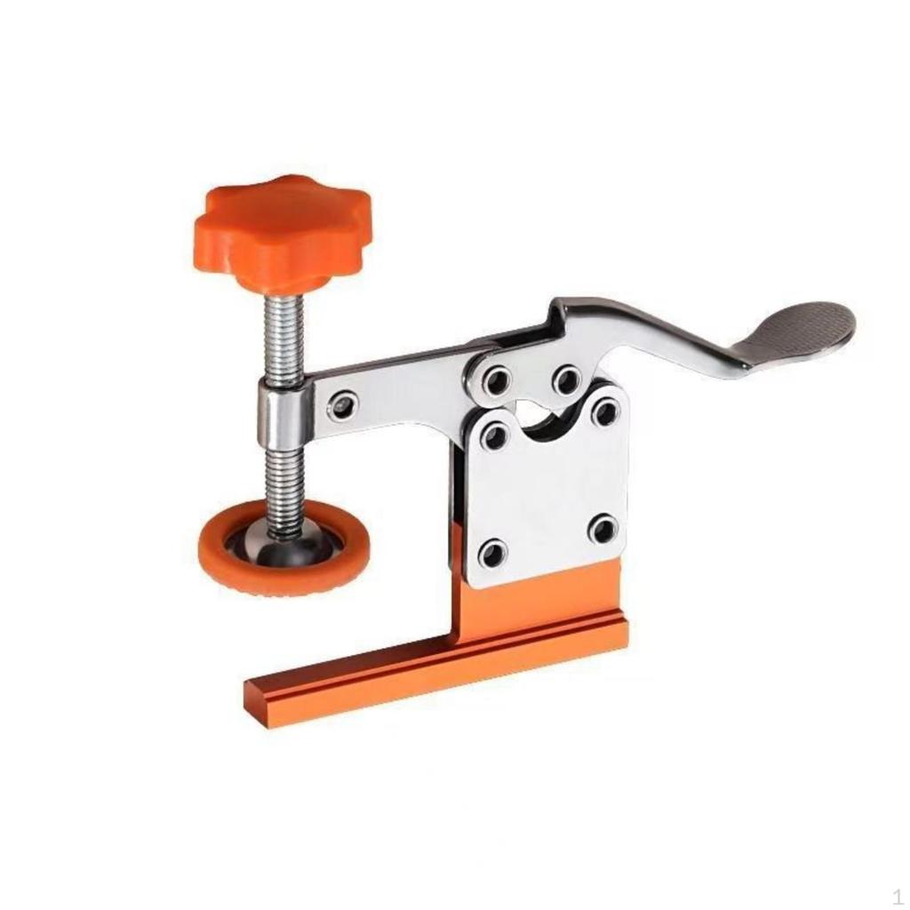Effortless Clamping Device with Adjustable Screw Versatile Track Clamp NonSlip for Woodworkers,