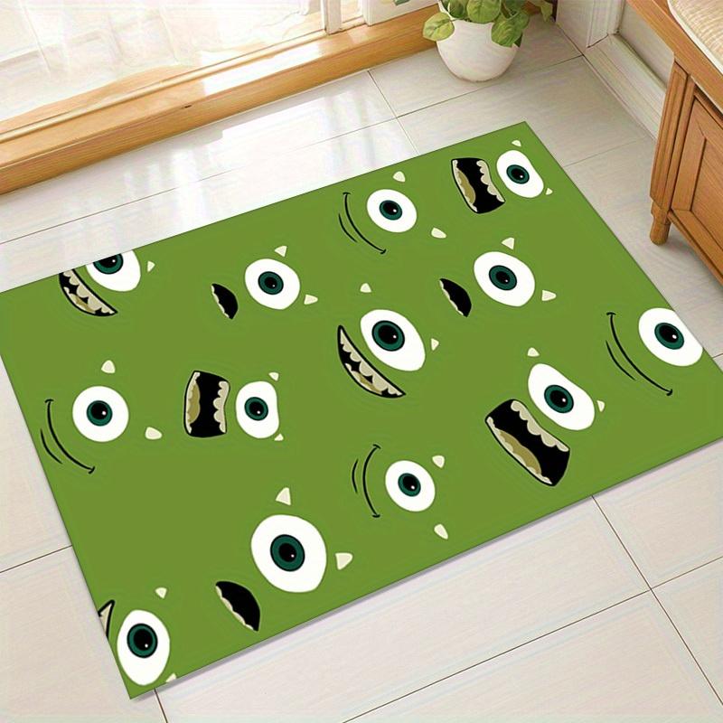 

1pc. Cute Monster Face Pattern Rug - Perfect for Home Decor, Office Carpet, Outdoor Use, and Gift Ideasz041467 60cm by 90cm