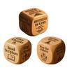 Wooden Quilting Decision Dice Office Stress-Relief Dice Funny Desk Work Dice Handmade Gag Gifts