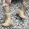 Men's High Top Waterproof Anti-Slip Desert Combat Boots 39-47
