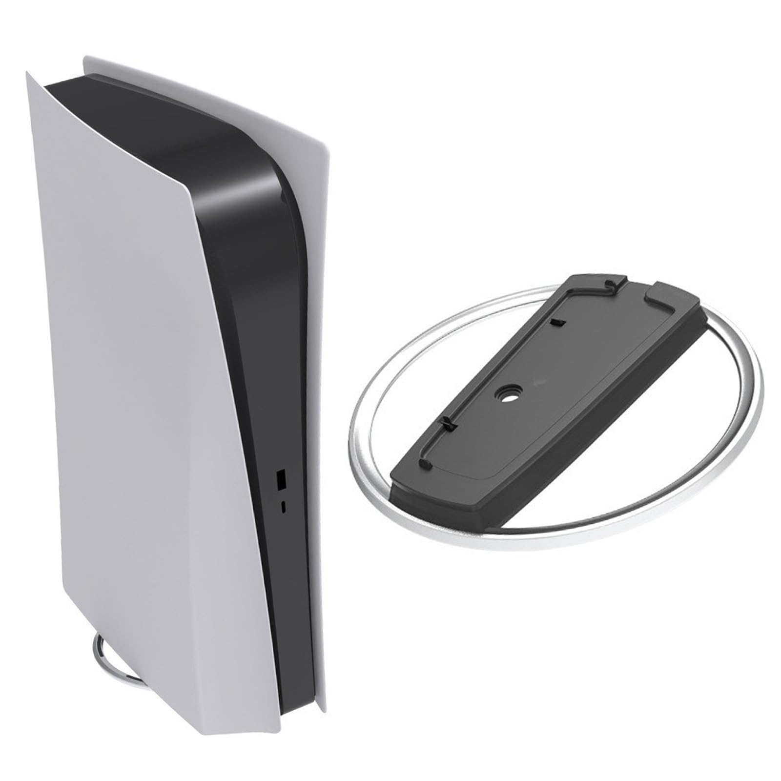 

Vertical Stand for Upright Improved Heat Thin and Lightweight PS5/PS5 Slim/PS5 Pro, Bracket, Anti-Tip, Scratch-Resistant, Dissipation, Stable,
