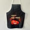 Halloween Fake Blood Apron with Handprints Oil Resistant Costume Party Stage Prop Apron