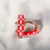 New Middle Eastern Style Christmas Fashion Enamel Red Green Earrings Suitable for Daily Wear On Christmas Gift