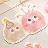Anti Slip Bath Mat Cute Cartoon Diatomaceous Earth Bathroom Mat With Rubber Backing Quick Drying Foot Mats 40x60CM Shower Carpet