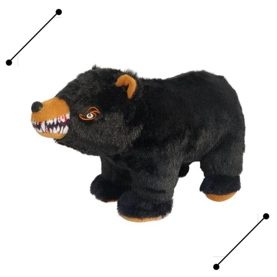 Cocaine Bear Black Bear Movie Peripheral Plush Toy American Black Bear Simulation Plush Toy