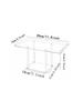 Transparent Acrylic Dessert Cake Display Stand and Platter Tray