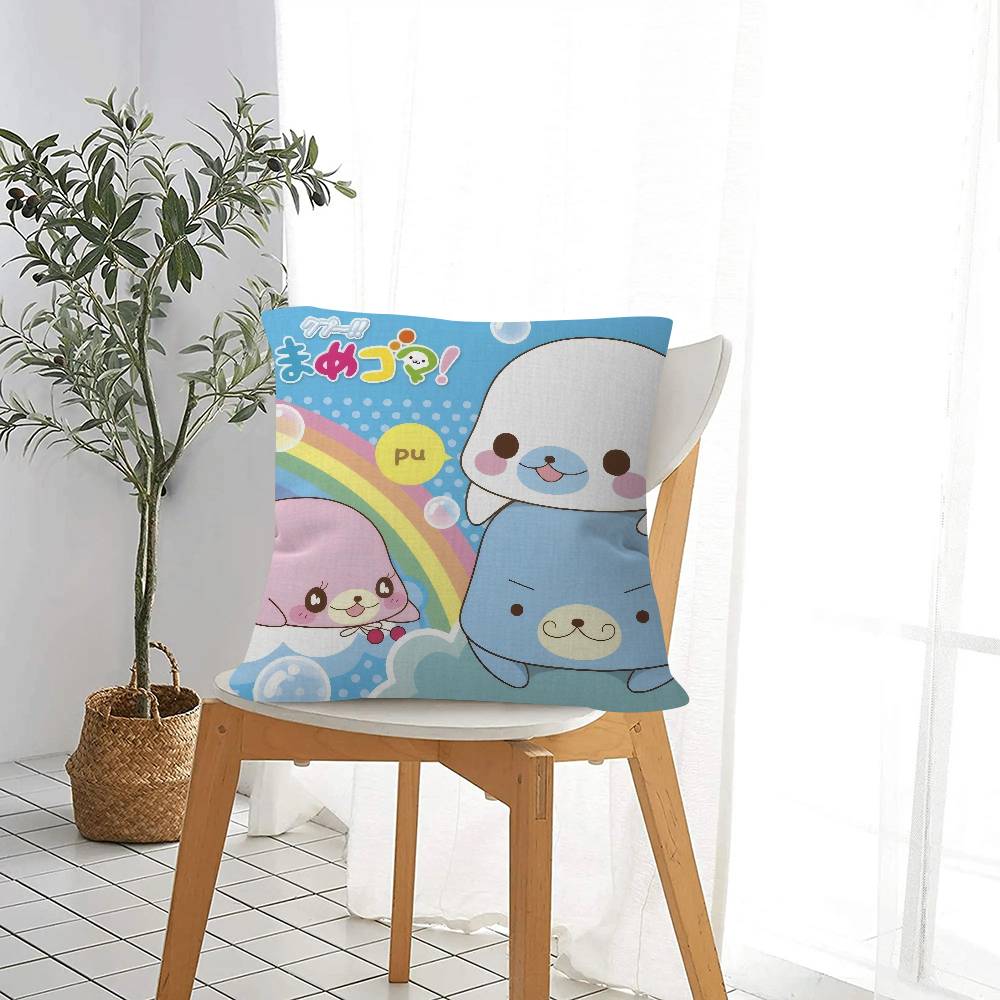 Kawaii Cartoon Mamegoma Anime Personalized Pillow Dust Cover Bedroom Kids Party Decoration Pillowcase Birthday Children Gift