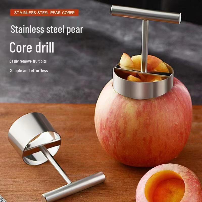 Stainless Steel Fruit Corer & Pitter for Pears and Apples
