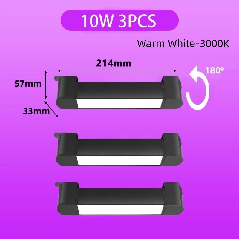 COB Rail Spotlight Living Room Bedroom Decor Lighting Fixture LED Track Light Aluminum Linear Track Ceiling Lamp