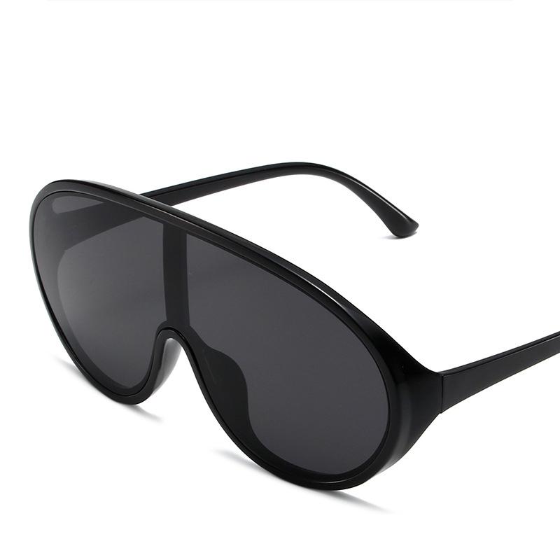 non-polarized Oversized Fashion Sun Glasses Women New Mirror Sports Goggle for Outdoor Cycling Trendy Stylish Brand Design Shades