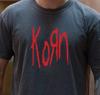 Korn Klassisches Logo T-Shirt Nu Metal Rockband auf Vintage Schwarz Comfort Colors T-Shirt