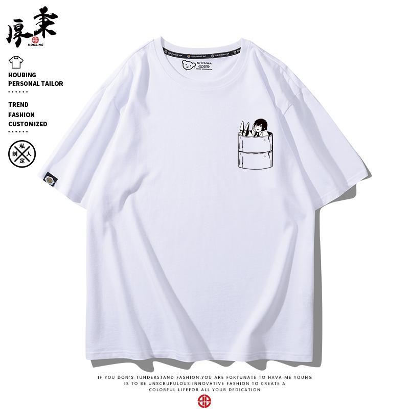 New Anime Nakahara Chuuya Dazai Osamu Cosplay Printed Short Sleeve TShirt Casual Tee Fashion Vintage Shirts Versatile In Summer