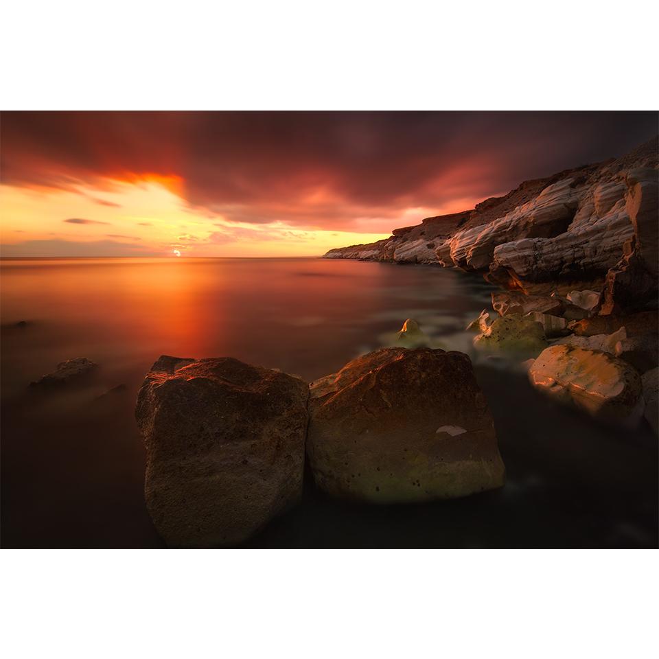 Kit punto croce con pittura a diamante fai da te 5D, tramonto e paesaggio serale, immagine con diamante pieno ricamato a mosaico con strass