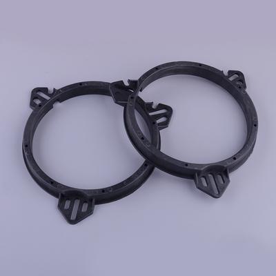 2Pcs 6.5" Car Rear Door Speaker Adapter Spacer Rings Bracket Holder Plastic Black Fit for Subaru Impreza Forester WRX Legacy