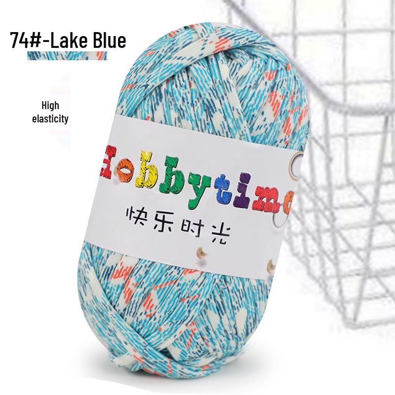 Cloth Strip Yarn DIY Crochet Kit: Handmade Bag, Knitting Material for Cushions, Carpets, and Dolls