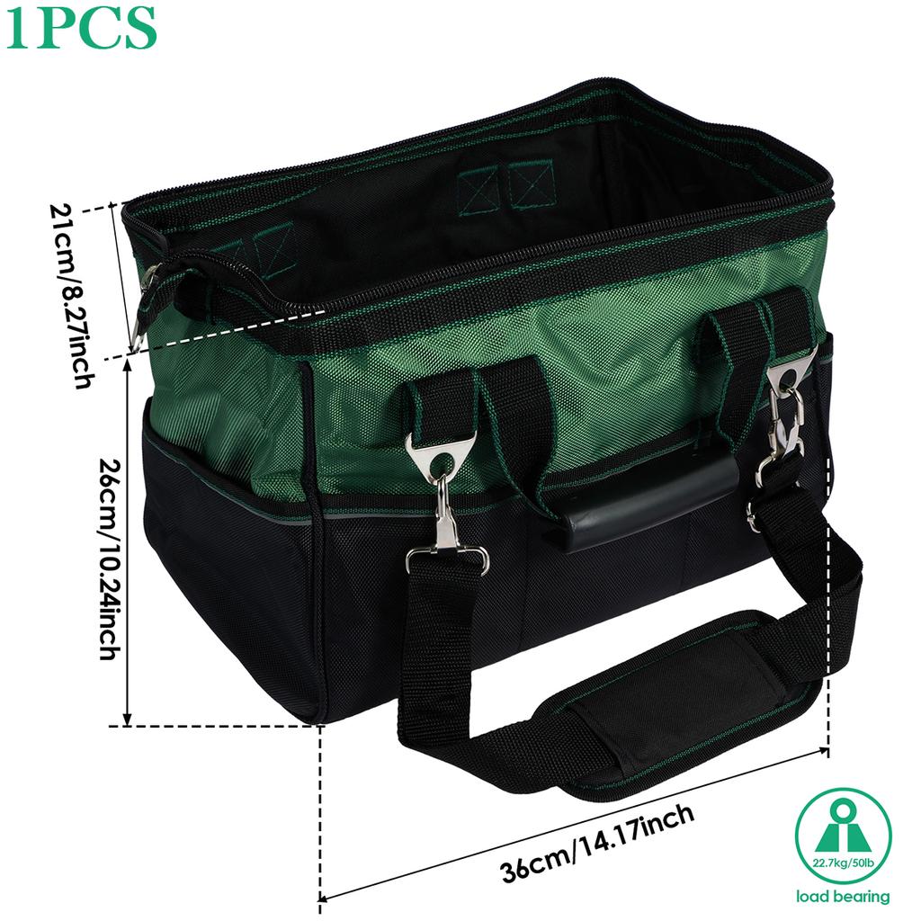 16/18 Inch Waterproof Multifunctional Tool Bags 1680d Oxford Cloth Storage Bag Tool Kit Tool Box Repair Storage Electrician Bag