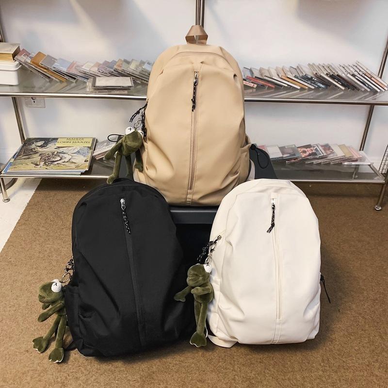 New Korean version simple couple schoolbag female junior high school student high school student college student travel backpack large capacity