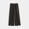 IEF Women's High-Waisted Wool-Blend Wide-Leg Trousers