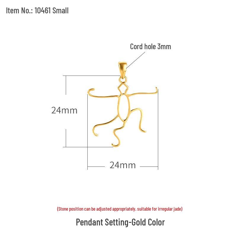 

Подвеска из стерлингового серебра 925 пробы неправильной формы для янтаря, пчелиного воска и бирюзы 925 Silver