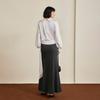 Waiwaiaiem Yy_Slim High-Waisted Striped Skirt