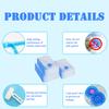 Transparent 5pcs Vacuum Storage Bag With Pump Household Travel Sealing Bag Set for Clothes Pillows Bedding Home Closet Organizer
