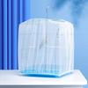 5pcs New Universal Bird Cage Cover Elastic Multi-size Anti Splash Guard Washable White Feather Catcher Net Pet Protection