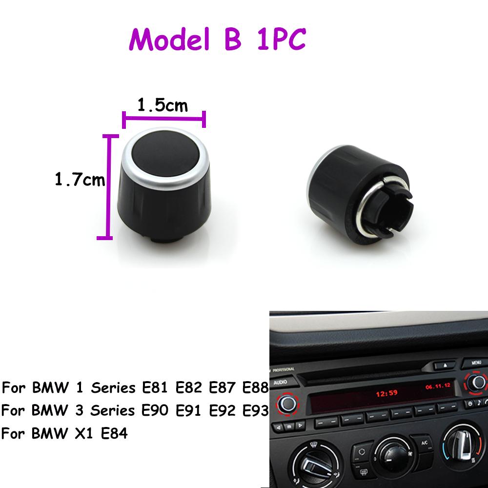 E90 E91 E92 E93 E81 E82 E87 E88 E84 E89 Car Radio CD Player Volume Button Knob For BMW 3 1 X1 Z4 Series 2005-2015 65129114289