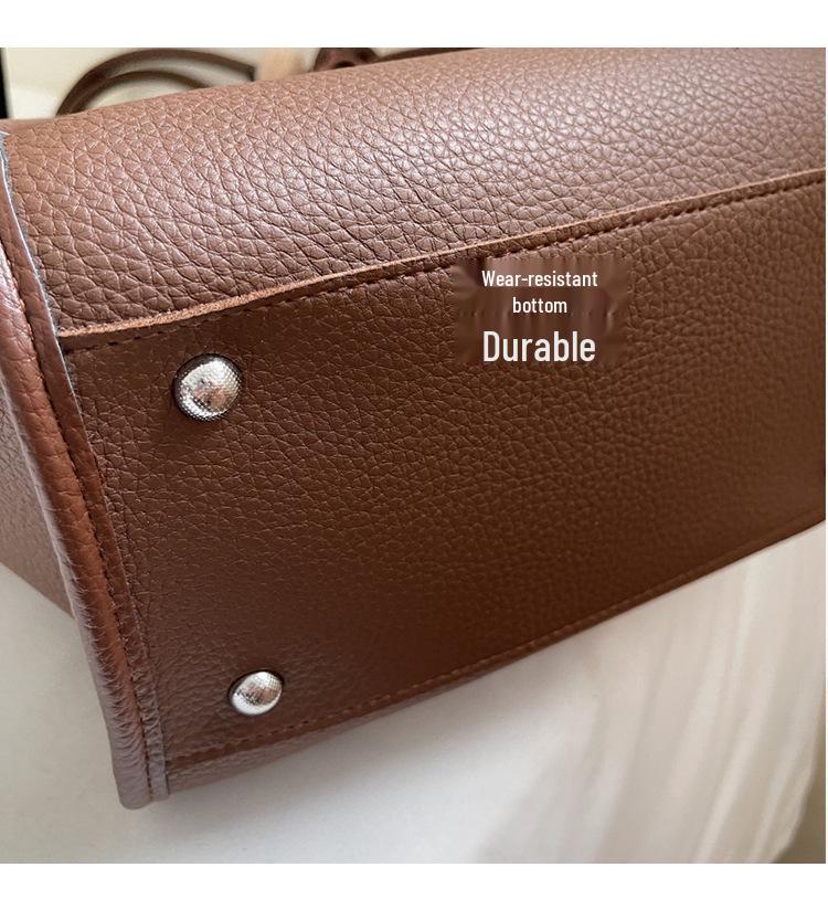 Koreańska Minimalistyczna Damska Torba na Ramię 2025 - Duża Pojemność Casualowa Torba Tote