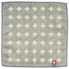 Nishio Imabari Towel Certified Hand Towel, Made In Japan, 100% Cotton, 20cm, Double-Sided Pile, Absorbent, Cross Pattern, Imabari Mini Towel