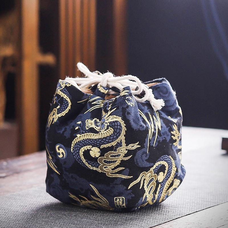 Mehrzweck-Reise-Aufbewahrungstasche für Teegeschirr, Baumwolle, Teetasse, antike Armbänder, Schmuck, Schutzhülle, japanisches Mittagessen, Geschenk, Dekorationstasche