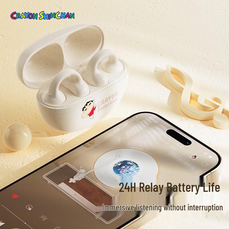 ROCK Crayon Shin-chan Bone Conduction Bluetooth Ear Clip Headphones