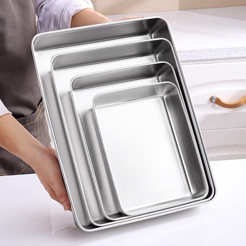 Naijiang 304 Stainless Steel Rectangular Tray
