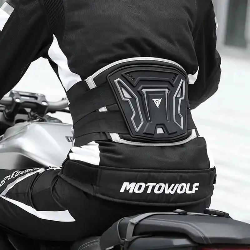 Motorcycle Waist Protector Brace Anti-Fall Motorcycle Protective Gear Comfortable Breathable Off-Road Waist Kidney Support Belt