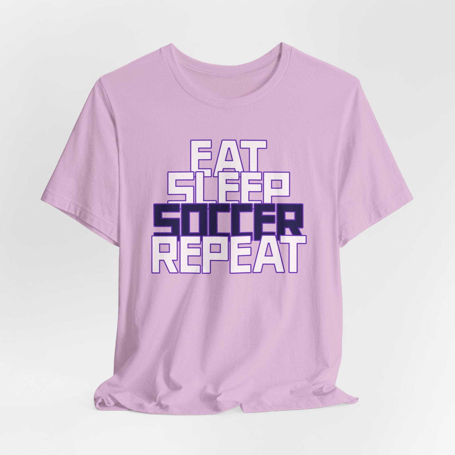 Eat Sleep Soccer Repeat T-Shirt: Soccer Lover Gift 3XL