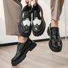 Fashion Men Business Brogues Platform Light Comfortable Fashion Hiking Shoes Lace-up Business Office Fair Shoes Men Size 38-46