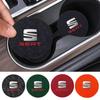 Ydsh2 Car Coaster Mat Water Cup Slots Non-Slip Pad For Leon 5f Ibiza 6l 6j Leon 1p Cushion Altea Xl Leon Mk Car Accessories