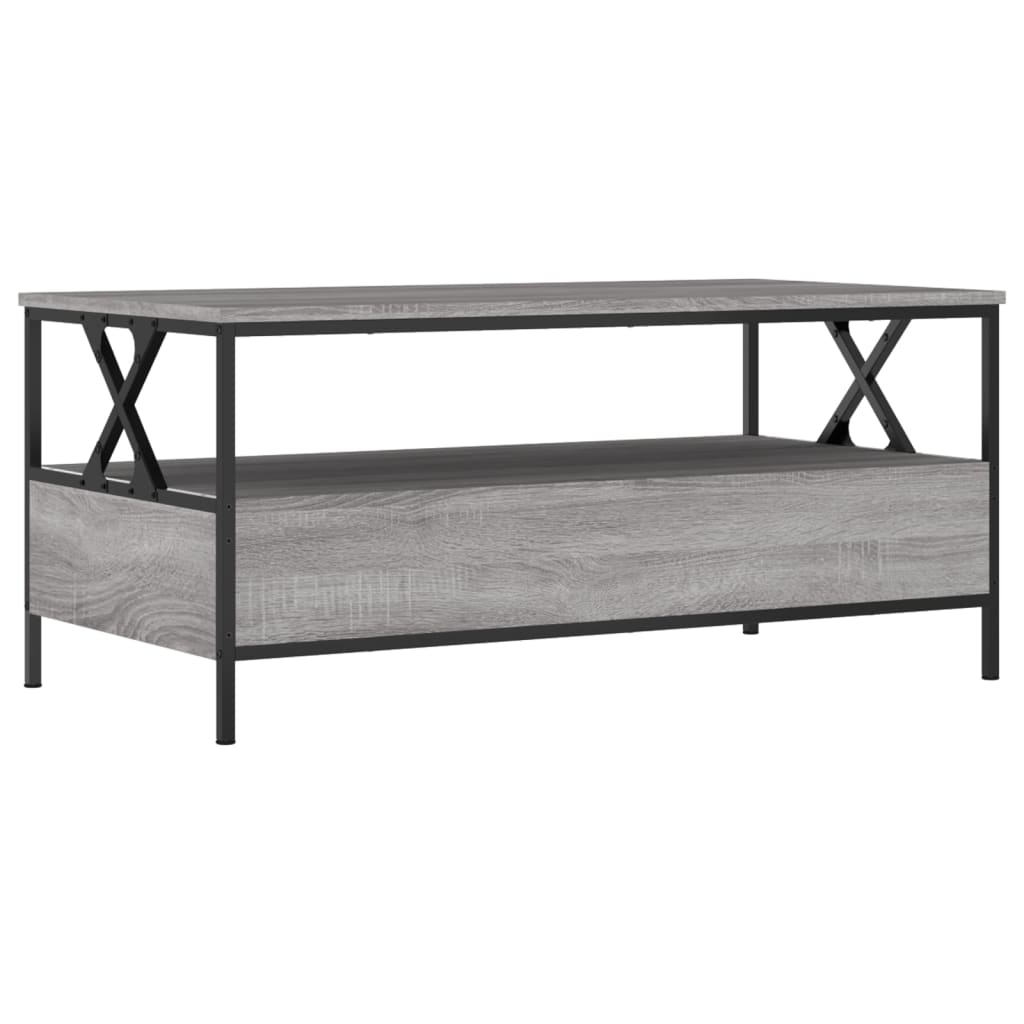  Coffee Table, Grey Sonoma Oak, 100x51x45 Cm
