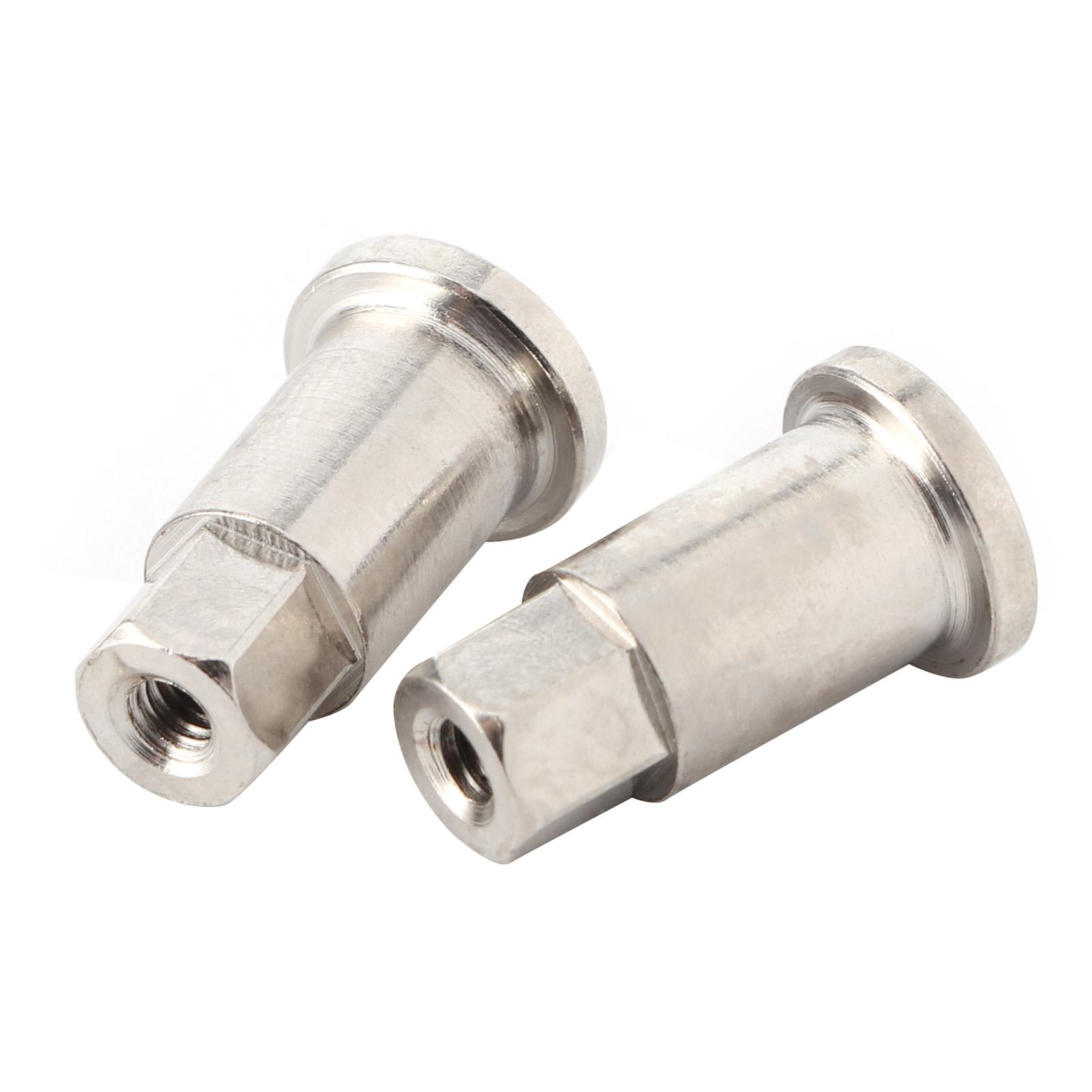 

2Pcs RC Car Front Wheel Metal Axle Shortened for WPL D12 Spare Parts Modification Accessories