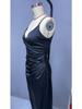 Women's Japanese Silk-like Satin Dress – Spring/Autumn, Sexy Pleated Bridesmaid/Formal Skirt