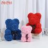 1pc Artificial Flower 40cm Teddy Rose Bear Girlfriend Anniversary Christmas Valentine's Day Gift Birthday Gift Party Decorations