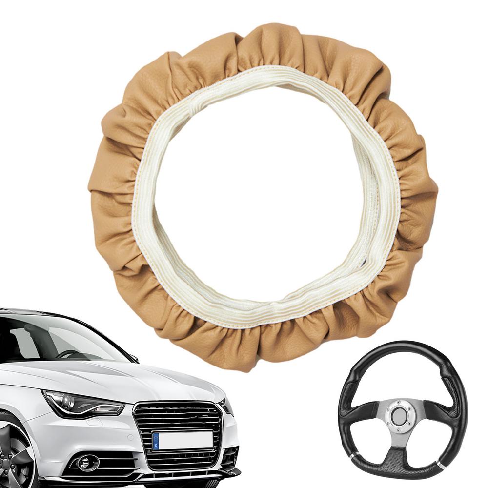 

Чехол на руль Портативная обертка на руль Противоскользящие чехлы на руль автомобиля Аксессуары для интерьера Чехлы на руль грузовика хаки