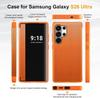 Busienss Luxury Flip Leather Case for Samsung Galaxy S26 Ultra S26 S25 S24 S23 Plus LED Display Window Shockproof Protect Cover