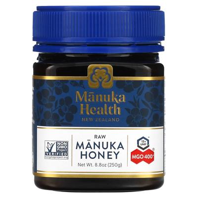 Neapdorotas Manuka medus, UMF 13+, MGO 400+, 8,8 uncijos (250 g)
