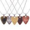 Miwayer Metal Guitar Pick Zinc Alloy Pick Necklace Pendant Plectrum For Electric Guitar Musical Instrument Parts Accessories