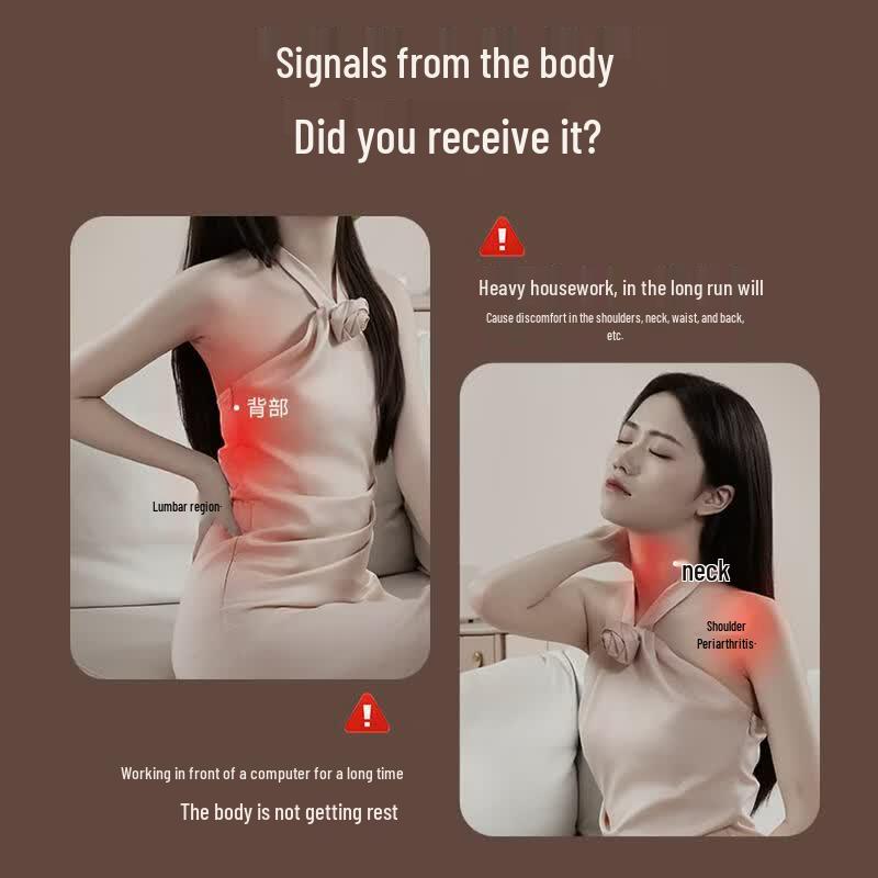 Aux Red Light Heat Kneading Massage Cushion CN Plug (adapter Included)