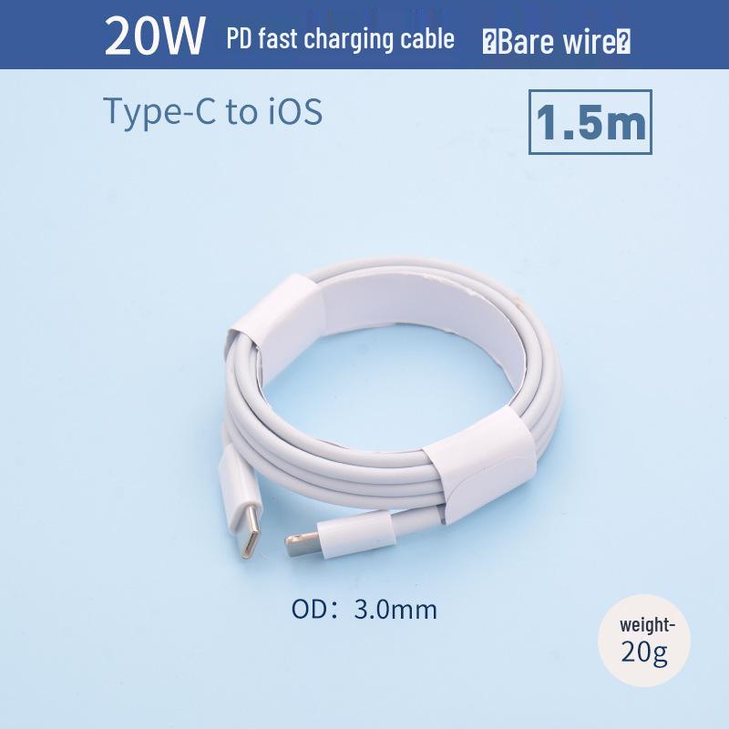 PD30W Fast Charger Type-C Cable for Apple iPhone 16/15 Pro Max