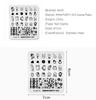 kads Immaturity 033 Nail Art Stamping Plate Nail Printing Stencil Template Manicure Tool