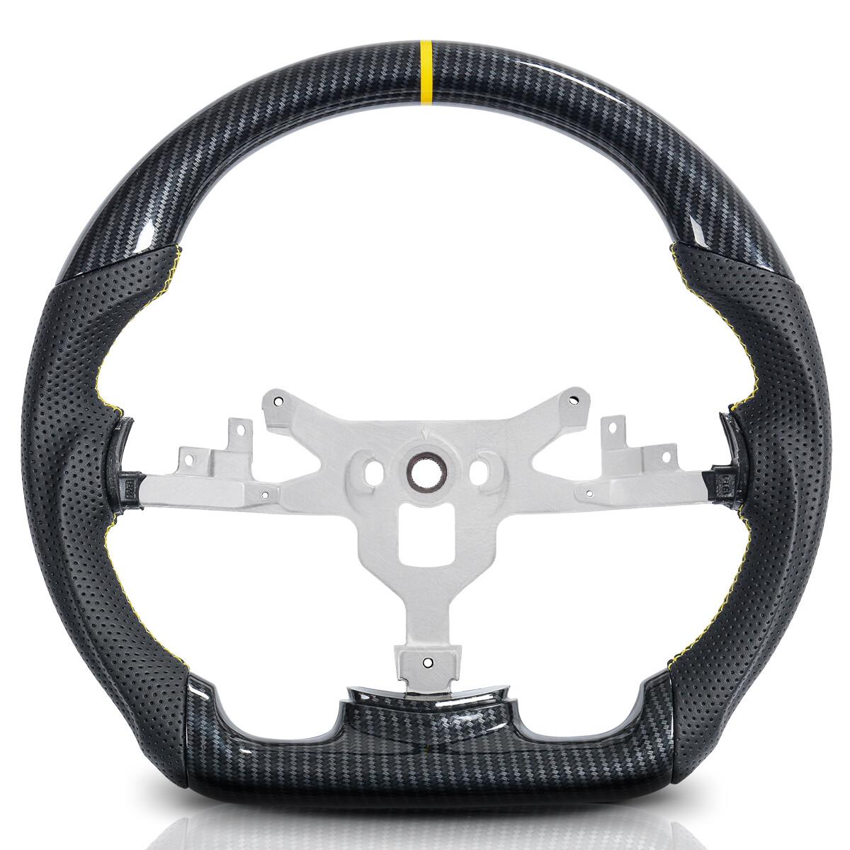 

Рулевое колесо с гидропечатью под карбон для Chevrolet Corvette C6 2006-2011 Желтый